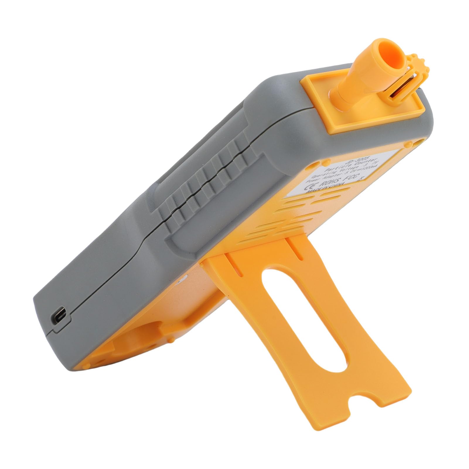 Keenso Contador de Partículas de Polvo, Detector Portátil Compacto de Calidad del Aire para Oficina en Casa y Fábrica, Detección de 0,3 um, 2,5 um y 10