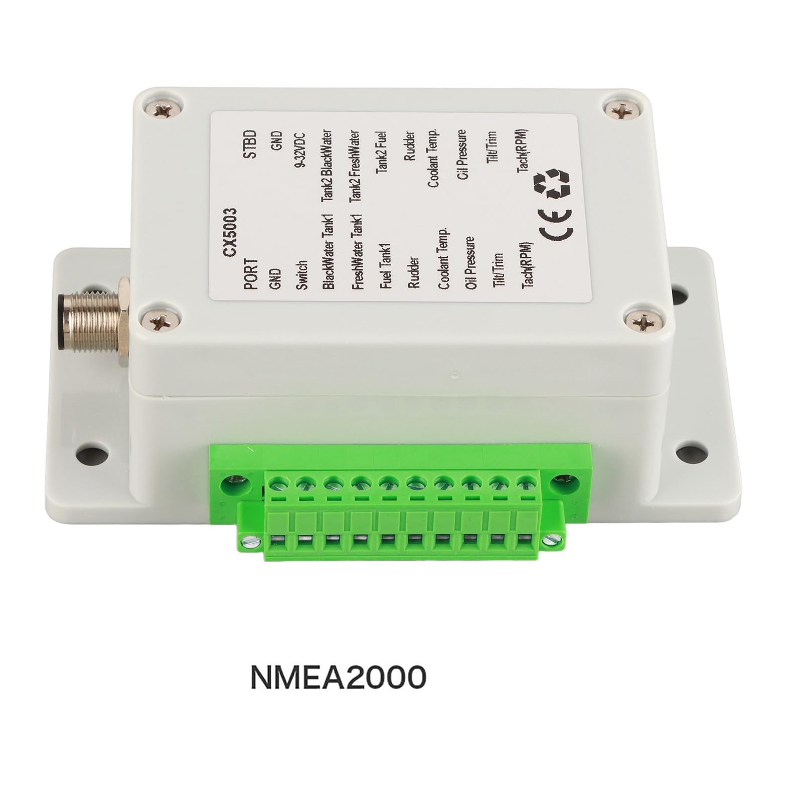 NMEA 2000-Signalkonverter, NMEA 2000-Adapter Cx5003 NMEA 2000-Konverter Breite AnwendungDieser NMEA2000-Konverter Ist Ein Praktischer 32-V-DC-Konverterkasten für ShipYacht Parts,