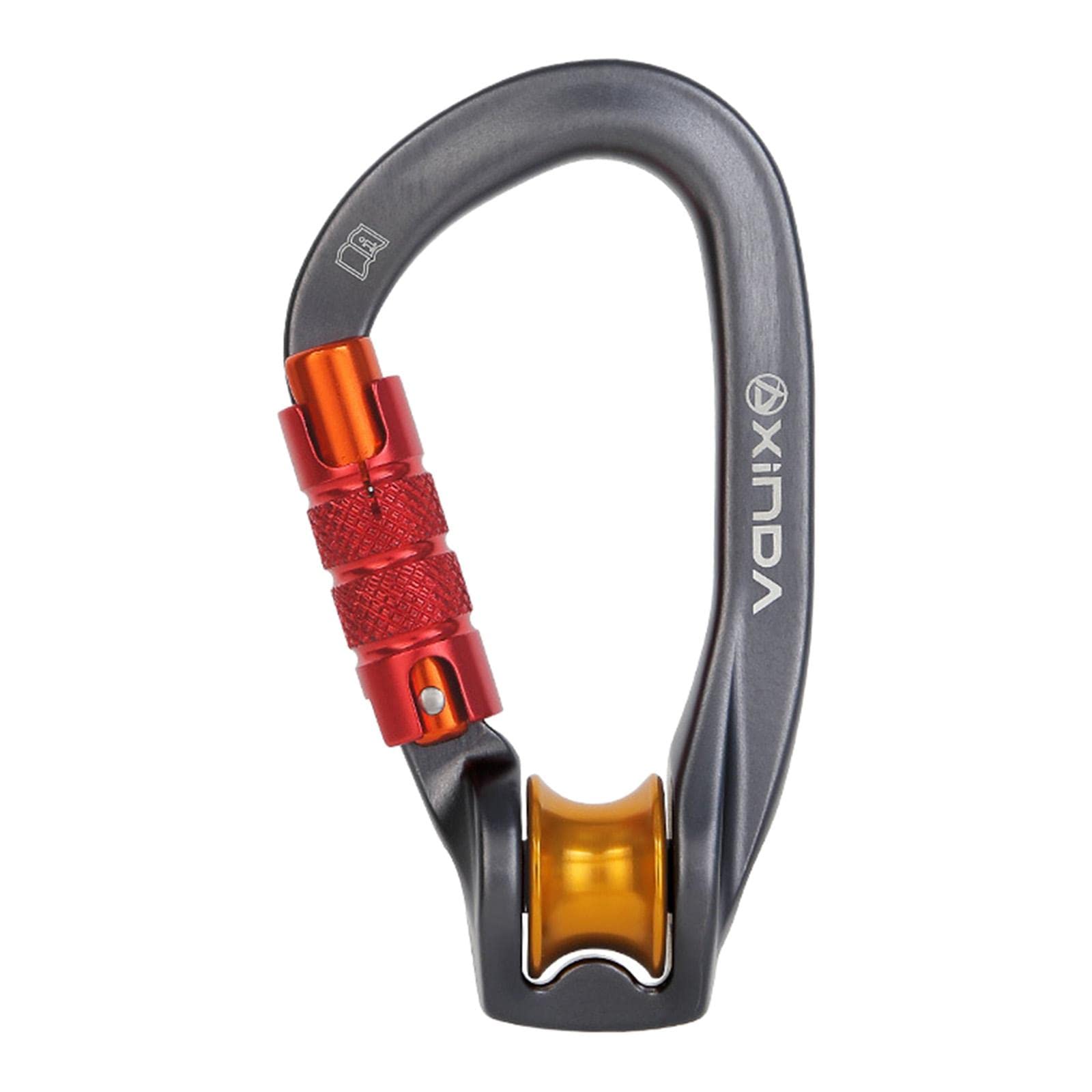 Moschettone di bloccaggio di sicurezza moschettone attrezzature arrampicata campeggio filo 10,2 x 6,5 cm