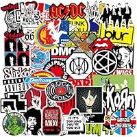 Pegatinas de Banda 100 Piezas, Stickers de Música Rock and Roll,