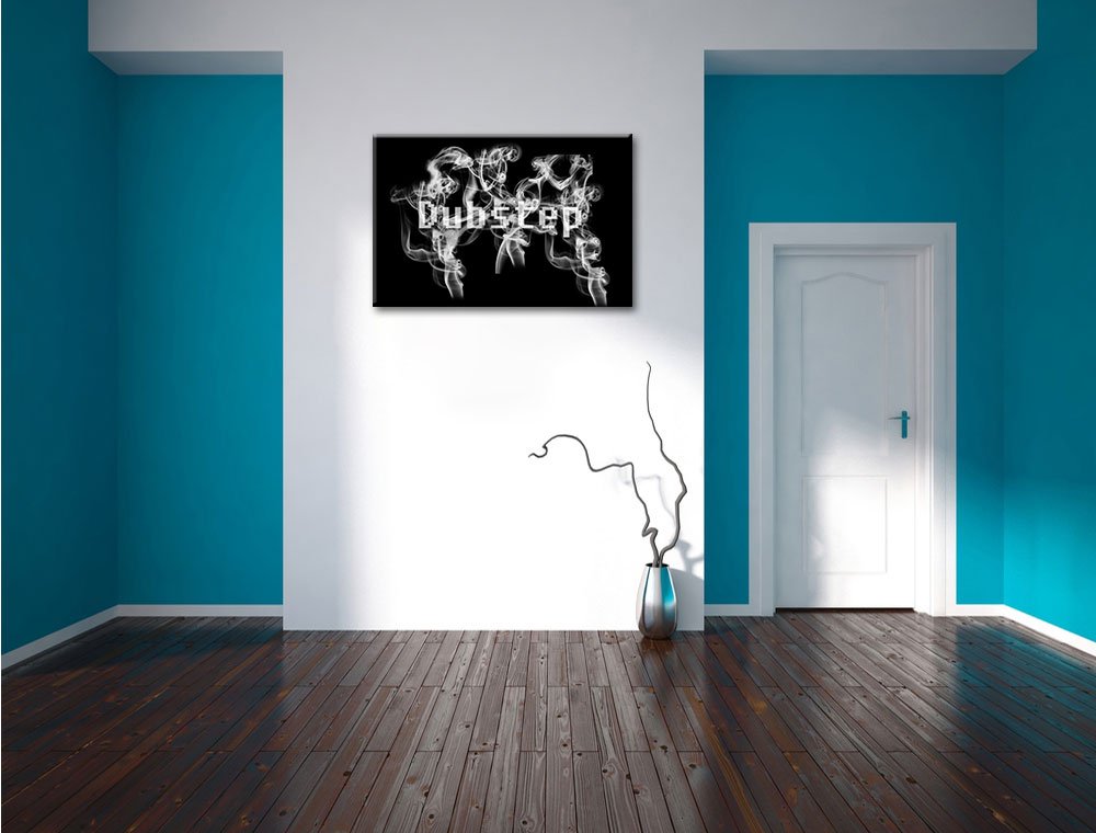 Pixxprint Musica Elettronica, scatole Dubstep Stampa su Tela 120x80 cm Artistica murale