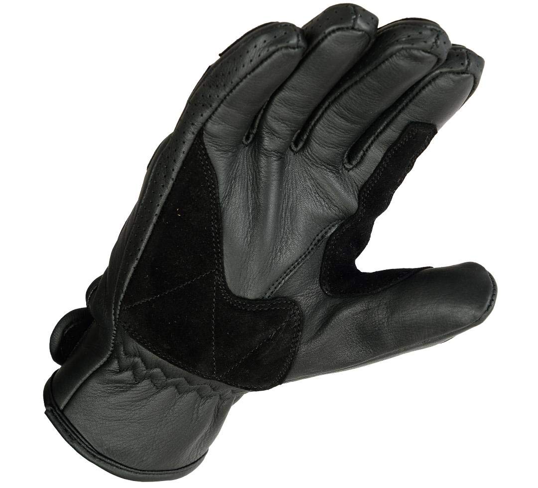 Bikers Gear Australia - Guanti da moto classici in pelle morbida