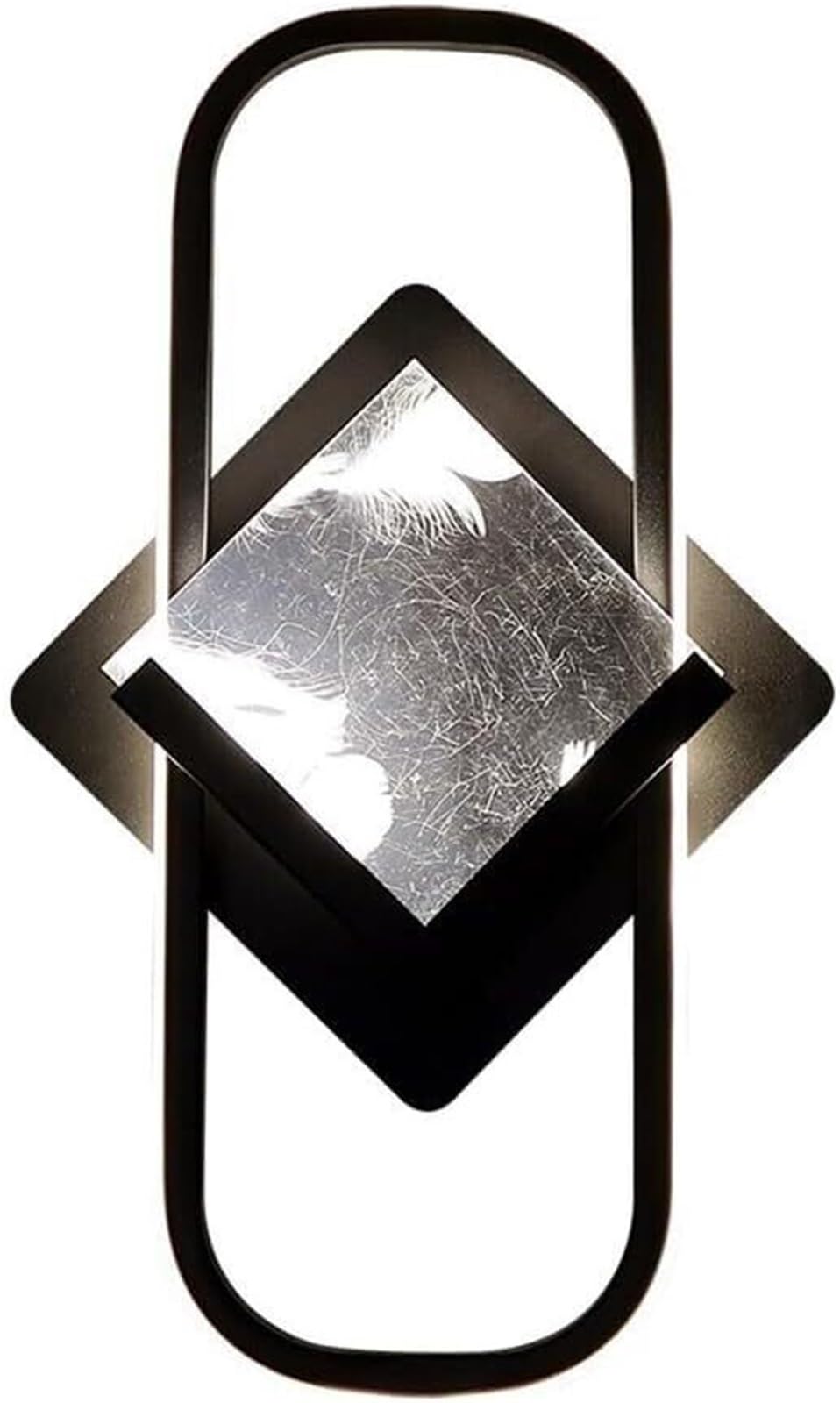 Kinkiet ścienny do wnętrz nowoczesny prosty kinkiet LED nordycki metal z pierścieniem o kształcie pierścienia, możliwość ściemniania 20 W, sypialnia, stolik nocny, korytarz, balkon, przejście