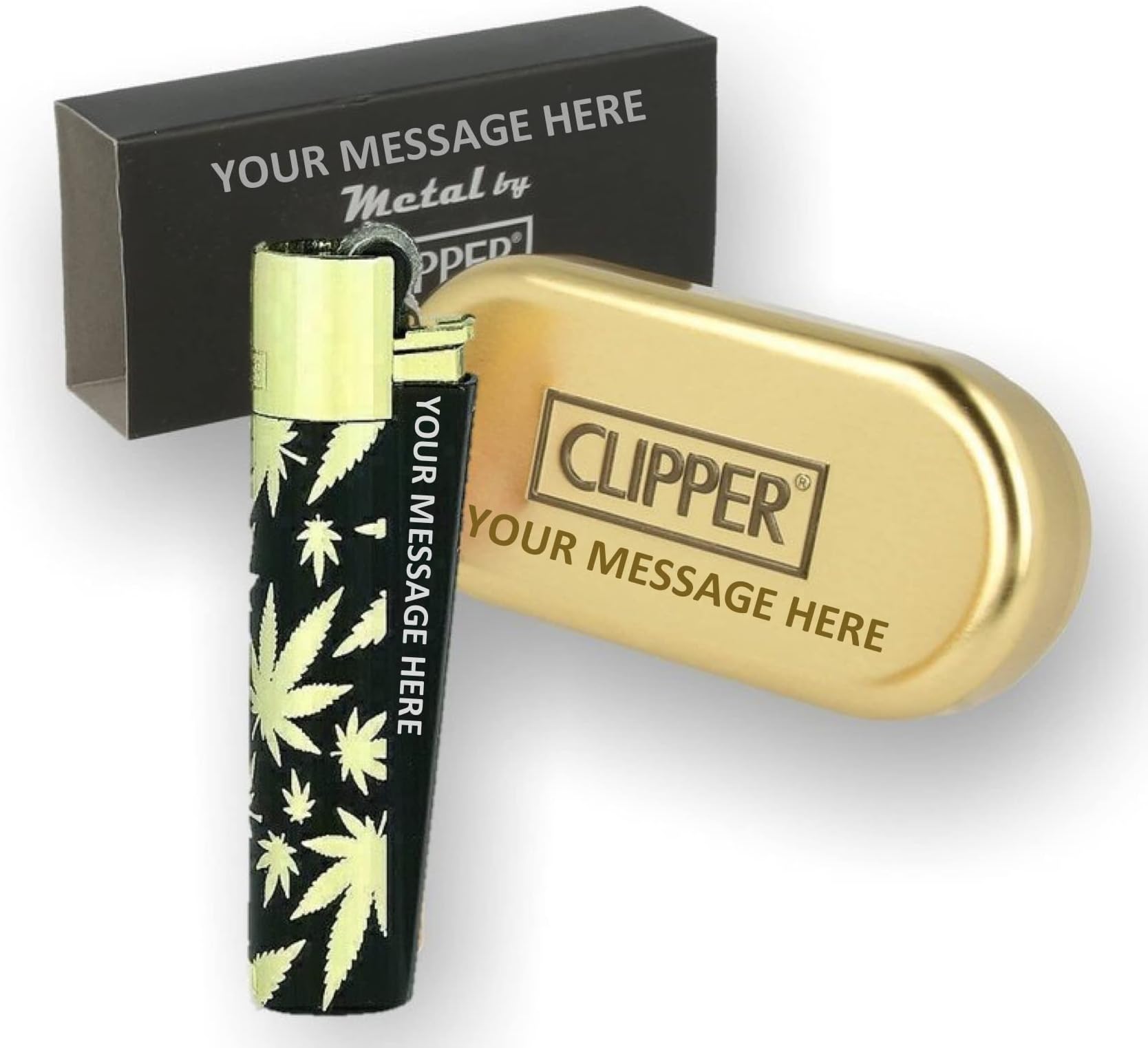 Limited Edition Clipper Lighter ® Deep Laser Engraved Personalised
