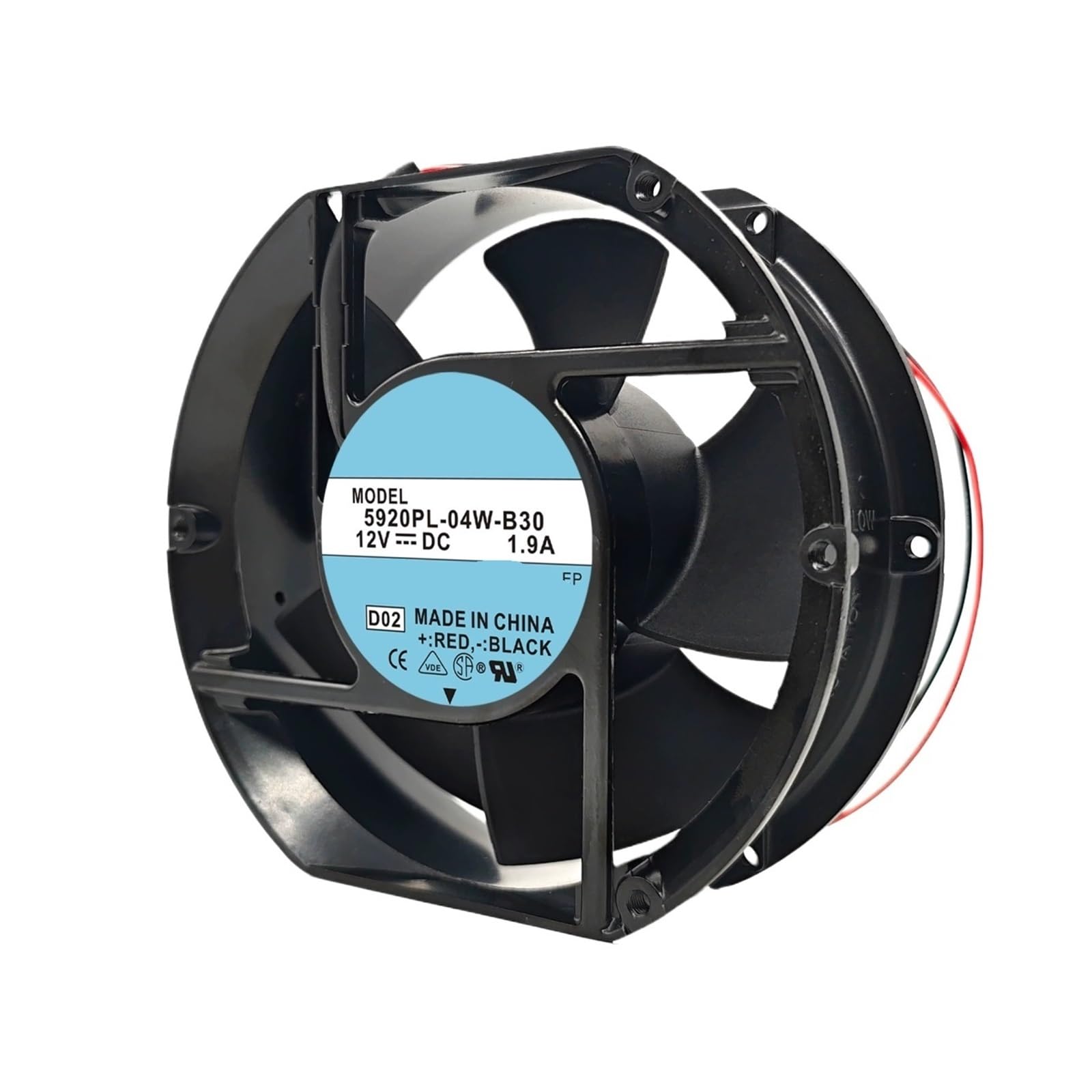 Ventilateur de refroidissement 12V 5920PL-04W-B30 pour boîtier PC