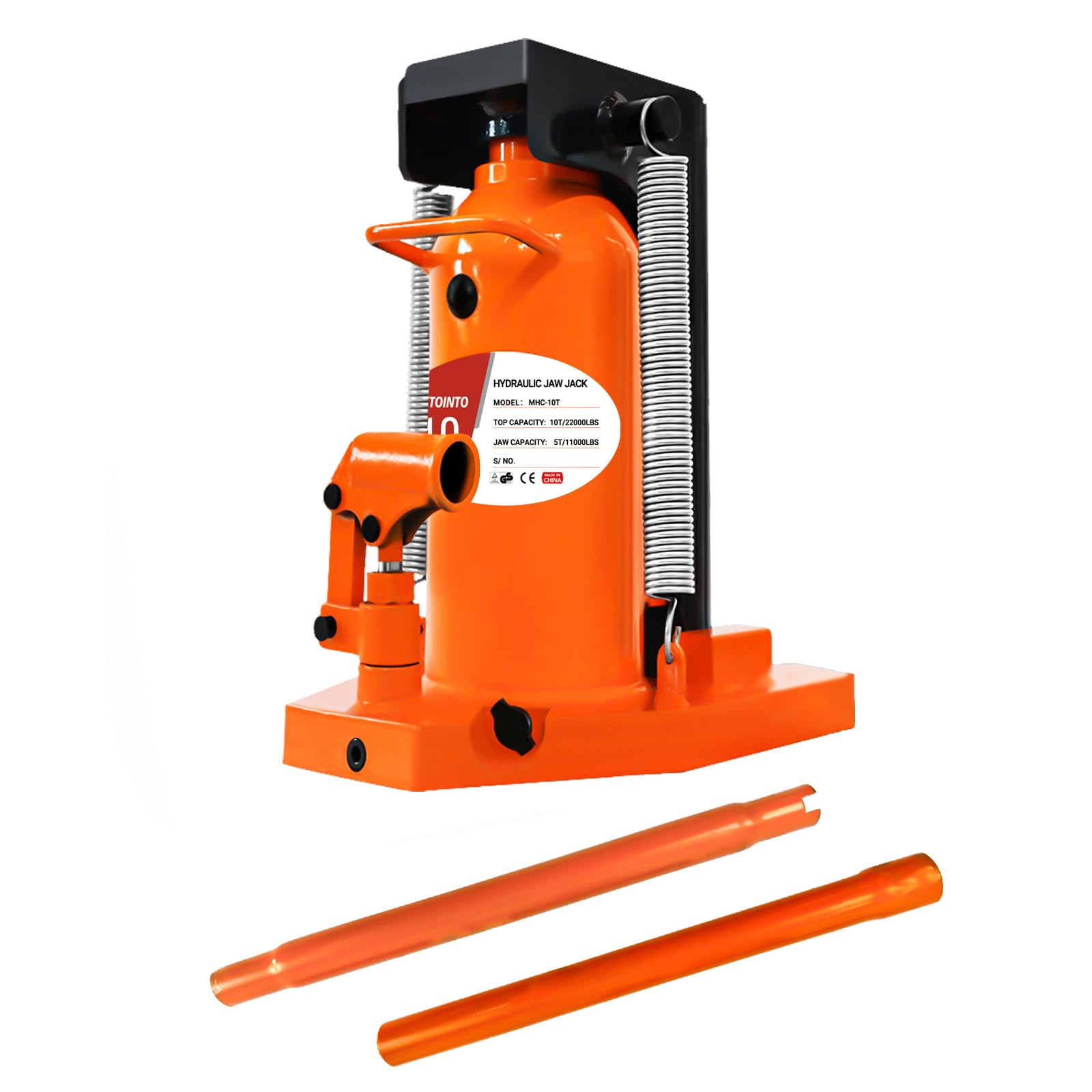 Toe Jack 5 Ton/10 Ton, Hydraulic Jack, Claw Jack, Hydraulic Jack Seal Kit for Construction Landscaping Farm Projects