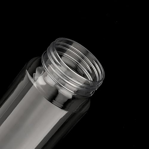 Miniatura 3 de 18 botellas sensoriales vacías a granel de 18 onzas, botellas de jugo de plástico con tapas, recipientes transparentes reutilizables para bebidas,