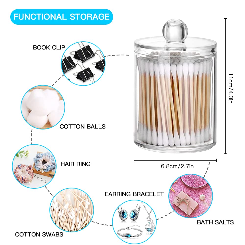 OTOSTAR Juego de Accesorios de baño de 8 Piezas, Juego de Accesorios de baño Rosa con Cubo de Basura, dispensador de jabón, Soporte para Cepillo de Dientes, Vaso, jabonera, Soporte para Cepillo de