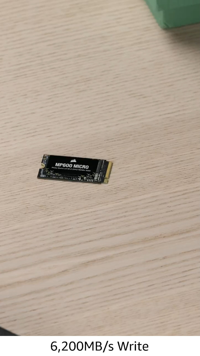 Amazon.com: Corsair MP600 Micro 2TB M.2 NVMe PCIe x4 Gen4 SSD – M