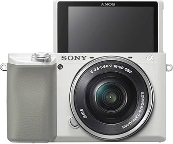 Amazon.com : Sony a6100 Mirrorless Camera (White) with Sony E PZ