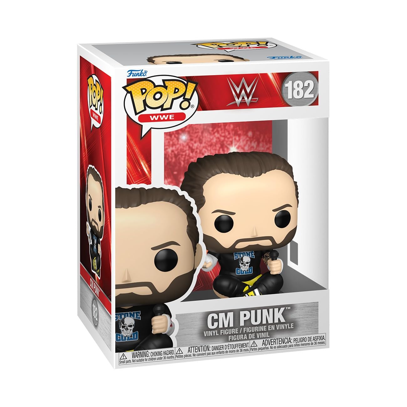 Funko POP! WWE: CM Punk - Collectable Vinyl Figure - Gift Idea - Official Merchandise - Toys For Kids & Adults - Model Figure for Collectors and Display