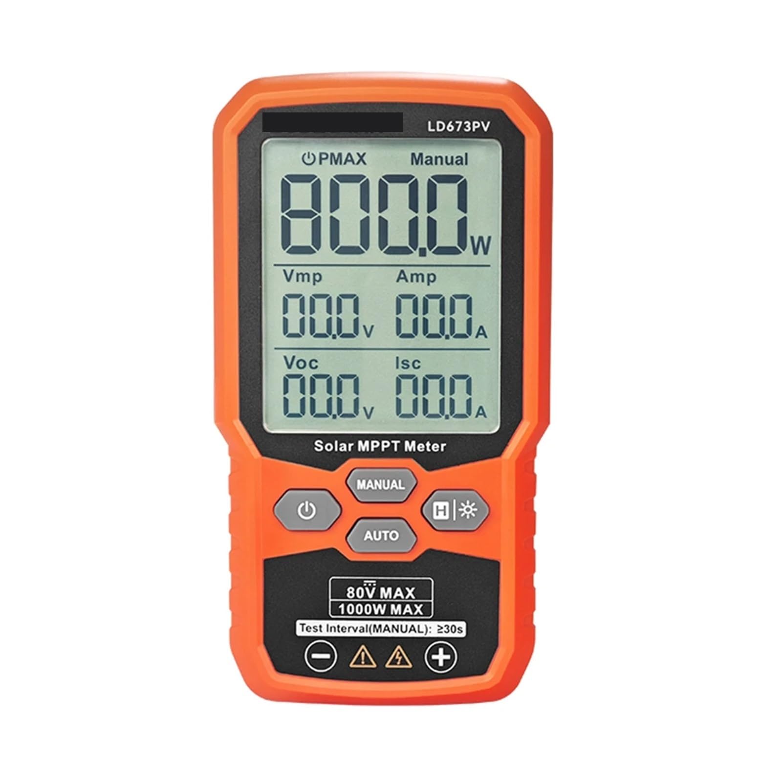Misuratore MPPT Solare, inseguitore Solare fotovoltaico, multimetro Vmp Amp Voc Lsc PV, Tester for Pannelli fotovoltaici a Potenza Massima
