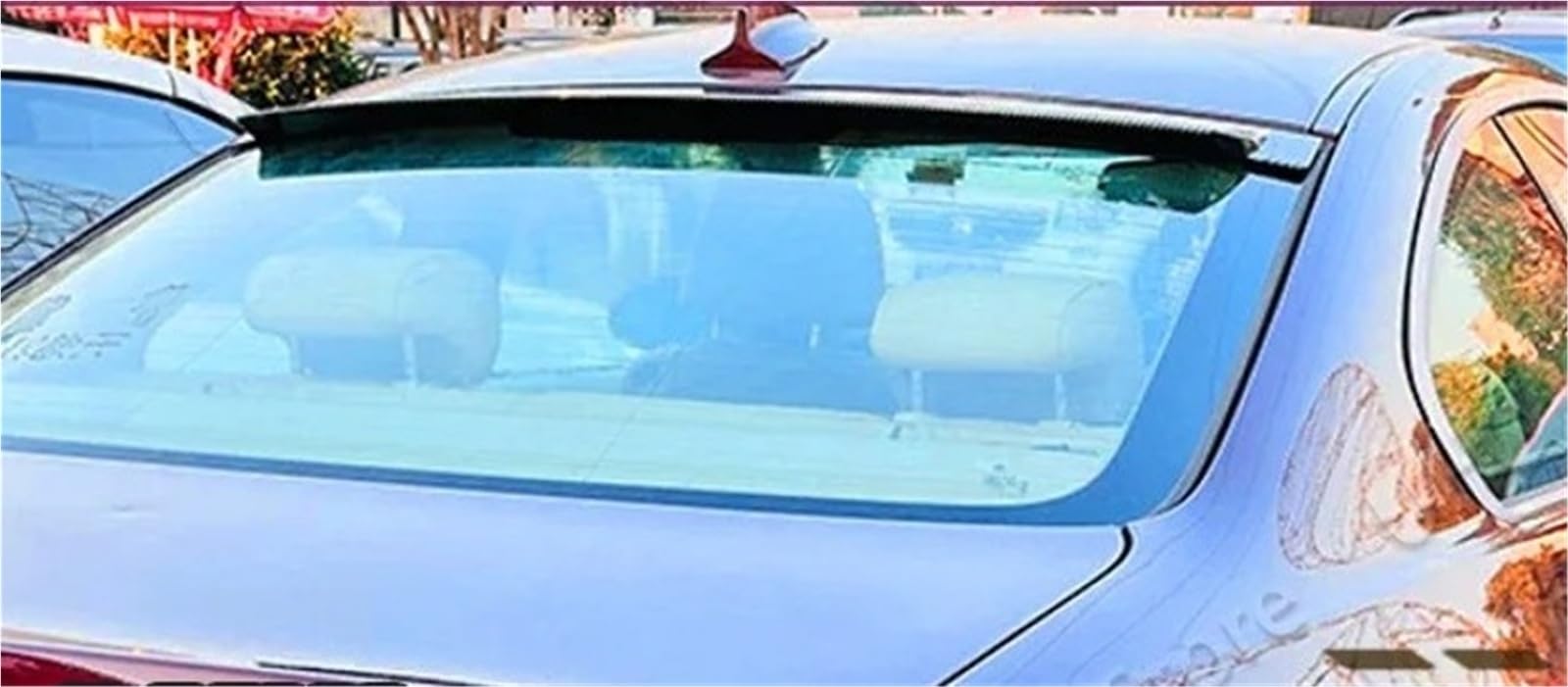 Dla B&MW 3 Serii E92 320i 325i 328i 330i 2006-2013 Skrzydło Na Klapie Spoiler Bagażnika Lotka Tylny Motoryzacyjny Tylny Spojler Dachowy Spoiler Trunk Wing(Carbon Look)