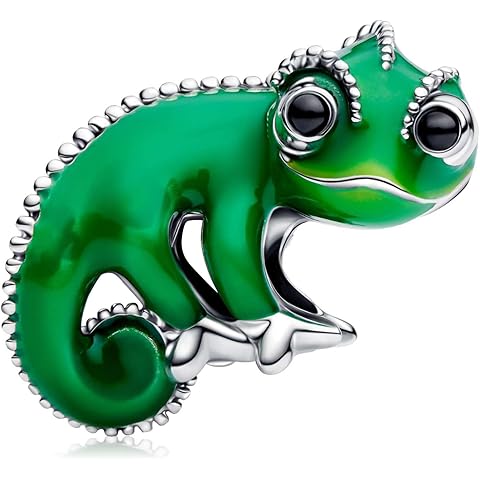 Animal Flower Heart Charms,Bead for Bracelets and Necklaces,S925 Sterling Silver Ch...