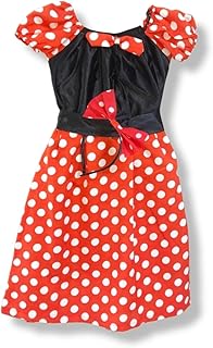 زي ميني تنكري للاطفال مقاس M من 4-6 سنوات، صناعية، برتقالي