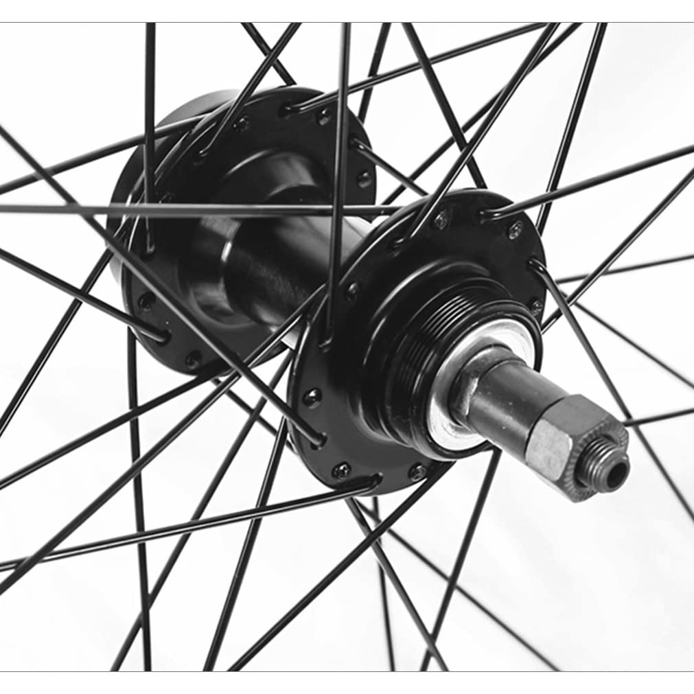 Juego de Ruedas para Bicicleta de montaña de 26'' con Freno de Disco, llanta MTB de liberación rápida, Juego de Ruedas Delanteras y traseras, buje de 32 Orificios para piñón Fijo d