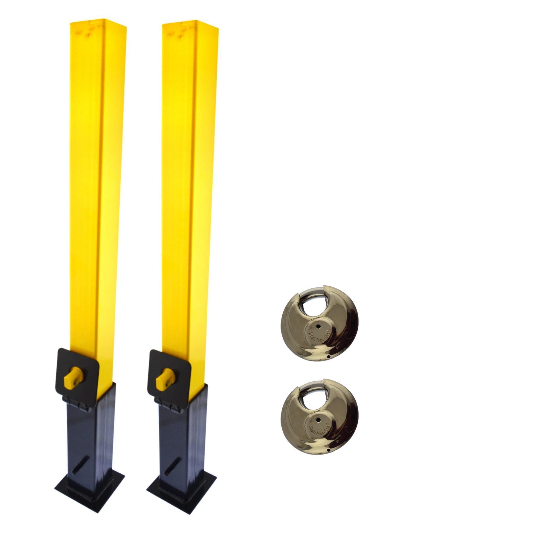 AB Tools Security Post Lock Removable Caravans Trailers Driveway 2 Pack Cement in TR177