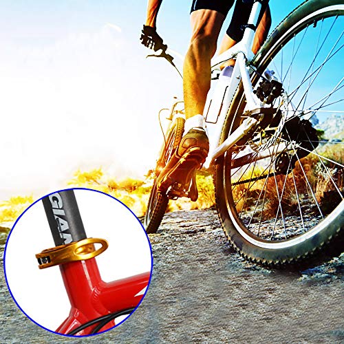 image for VOKOLY 2pcs 31.8 mm Bicycle Quick Release SeatPost Clamp Aluminum Allo