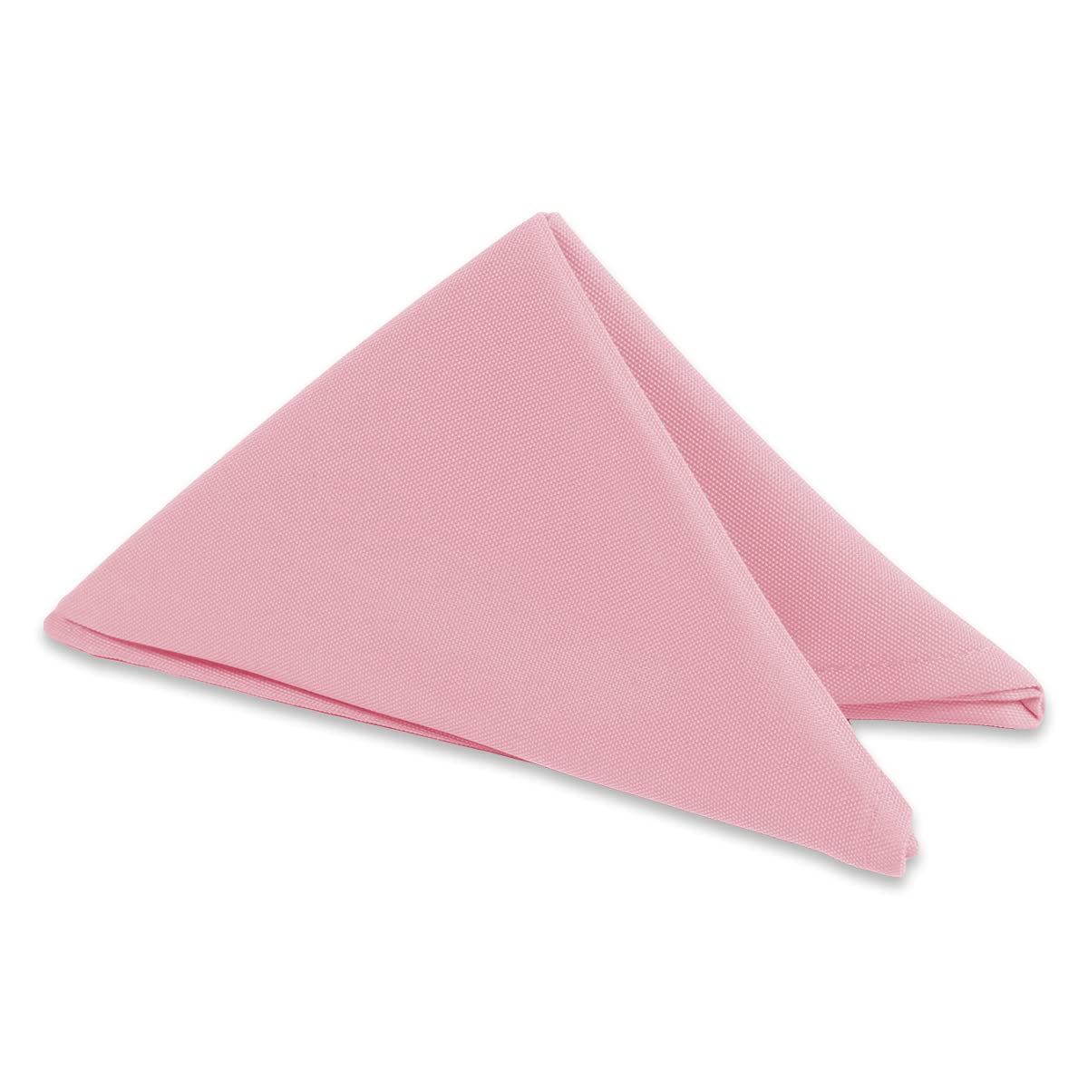 Leading Linens 50 pcs Pink 20"x20" Polyester Cloth Napkins | Premium, soft, & durable square linen napkins, perfect for weddings, dining, restaurants,