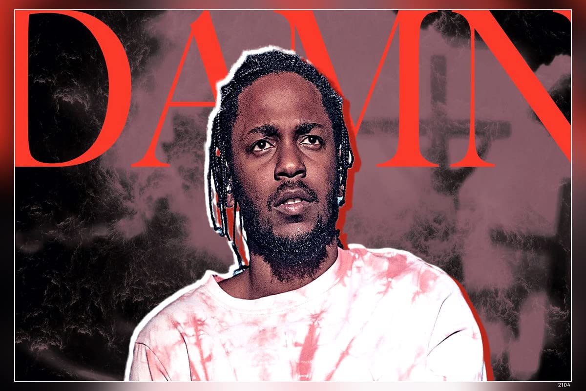 POSTERDADDY Kendrick Lamar Rapper And Songwriter Matte Finish Paper Poster Print 12 x 18 Inch (Multicolor) PD-2104