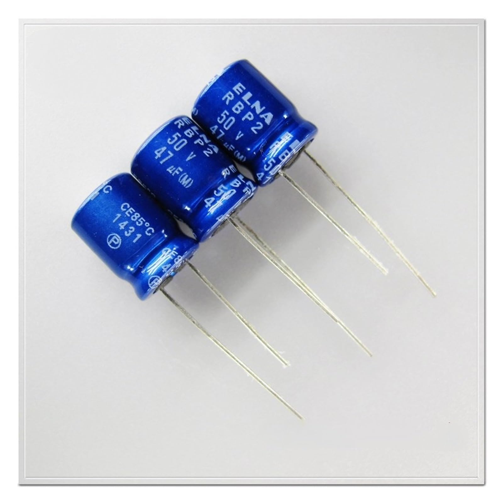 Condensateur 47uF 50V non polaire R2B électrolytique bipolaire pour réparation électronique