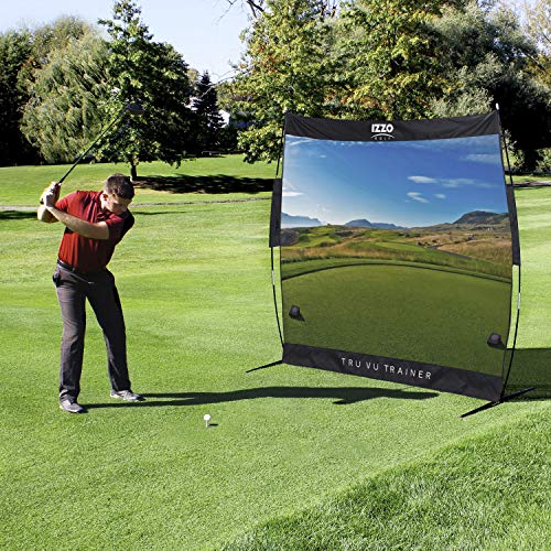 Izzo Golf Tru Vu Trainer Course Style Hitting Net, 7.5 X 7.5 Feet #TOP1