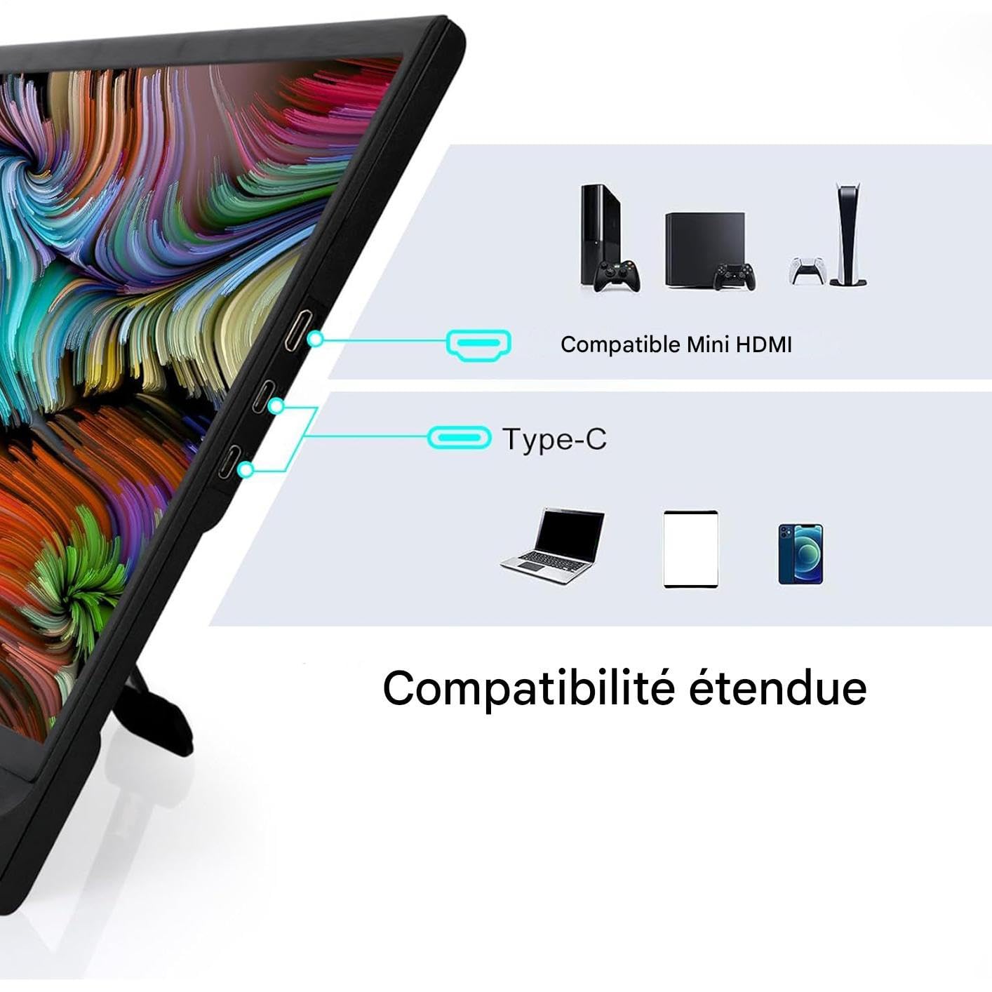 Générique Monitor Del Dispositivo di Visualizzazione Leggero da 40