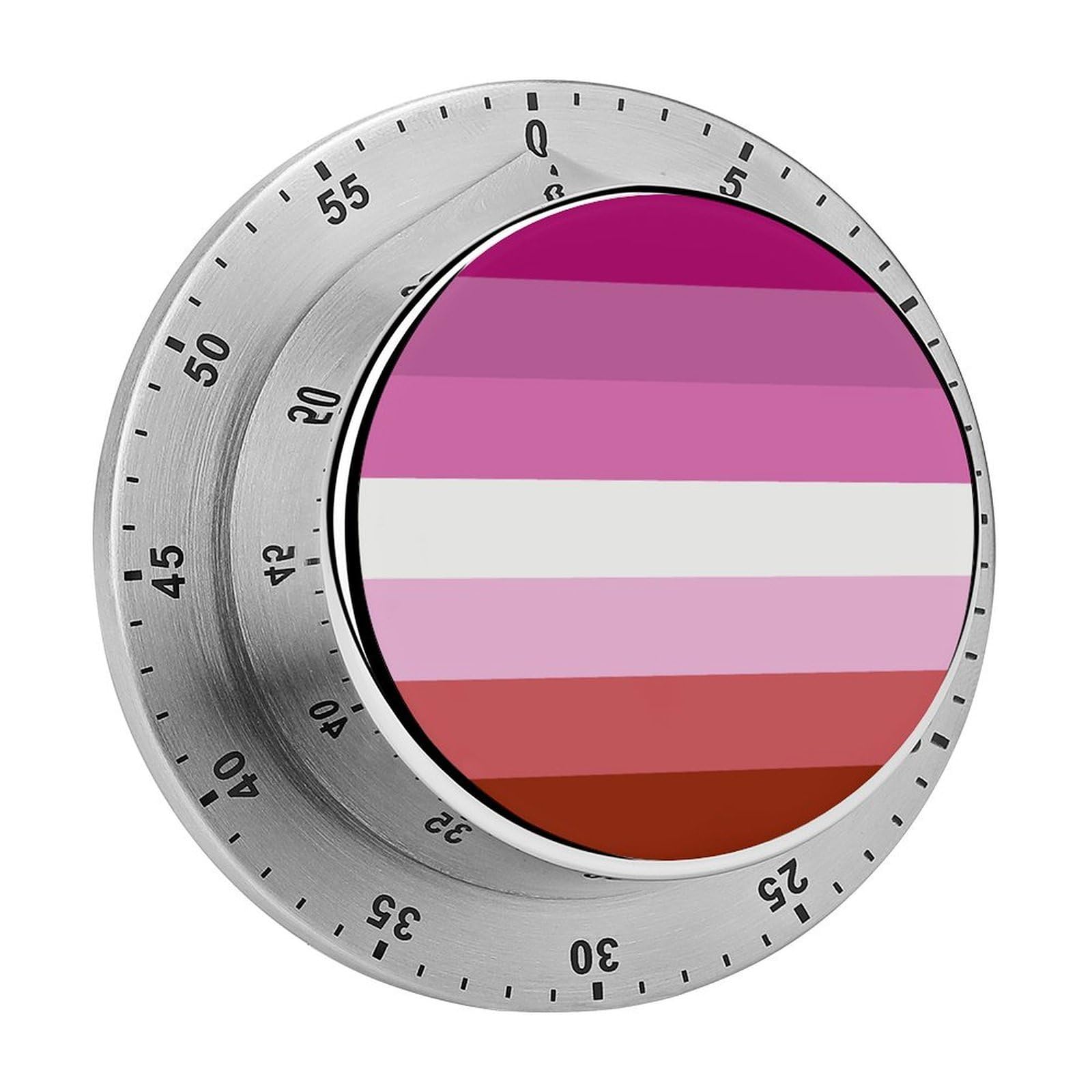 Lesbian Pride Flag Mechanical Rotary Timer, Used for Daily Timing