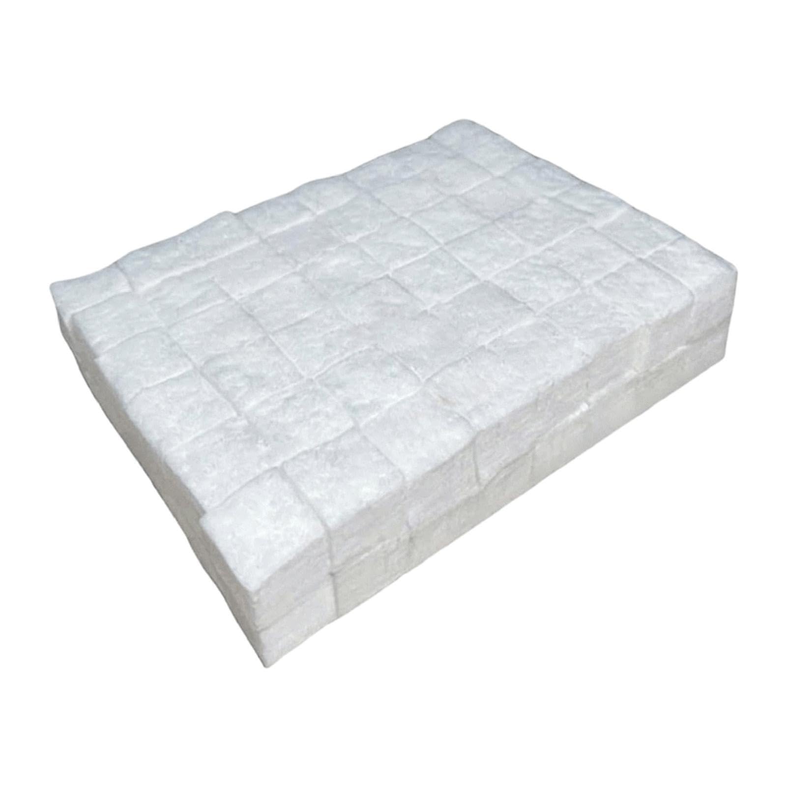 in feltro per braciere da tavolo, spugna di lana, blocco di cotone, 96 additivi, tessuto non tessuto ceramico per caminetti a bioetanolo, ideale per da scrivania e soluzioni di