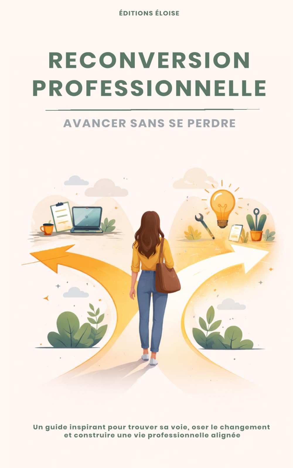 Reconversion professionelle: Avancer sans se bouger ; Un guide inspirant pour trouver sa voie, oser le changement et construire une vie professionnelle alignée