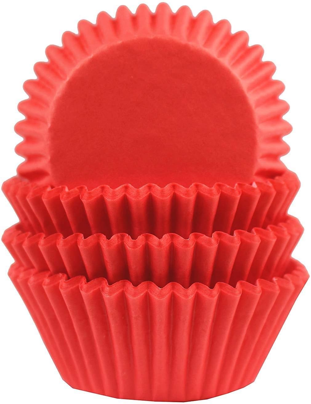 Red Cupcake Liners 1000 pieces / Pack Diameter 4cm Buy Online at Best Price in Egypt Souq