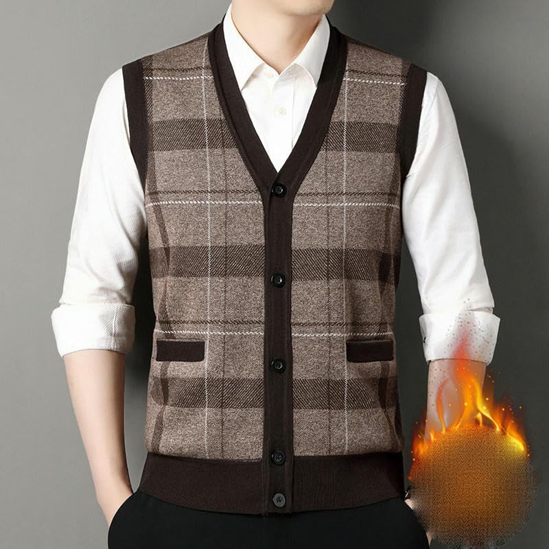Chaleco de punto para hombre ropa de abrigo otoño invierno 2