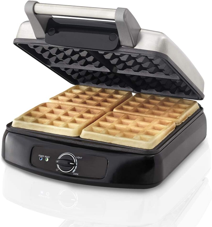 Farberware 4-Slice Waffle Maker, One Size, Stainless Steel