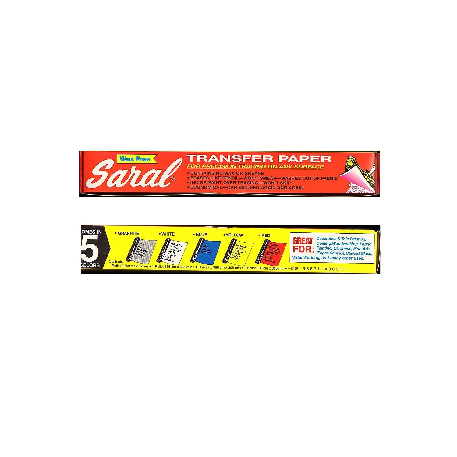 Saral Transfer (Tracing) Paper Blue Non-Photographic 12 1/2 in. X 12 Ft. Roll (ROLL Blue)