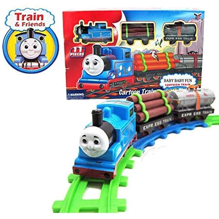 Buy DIGIDEAL Tomas Toy Train Track Set with Sound and Flashing Lights