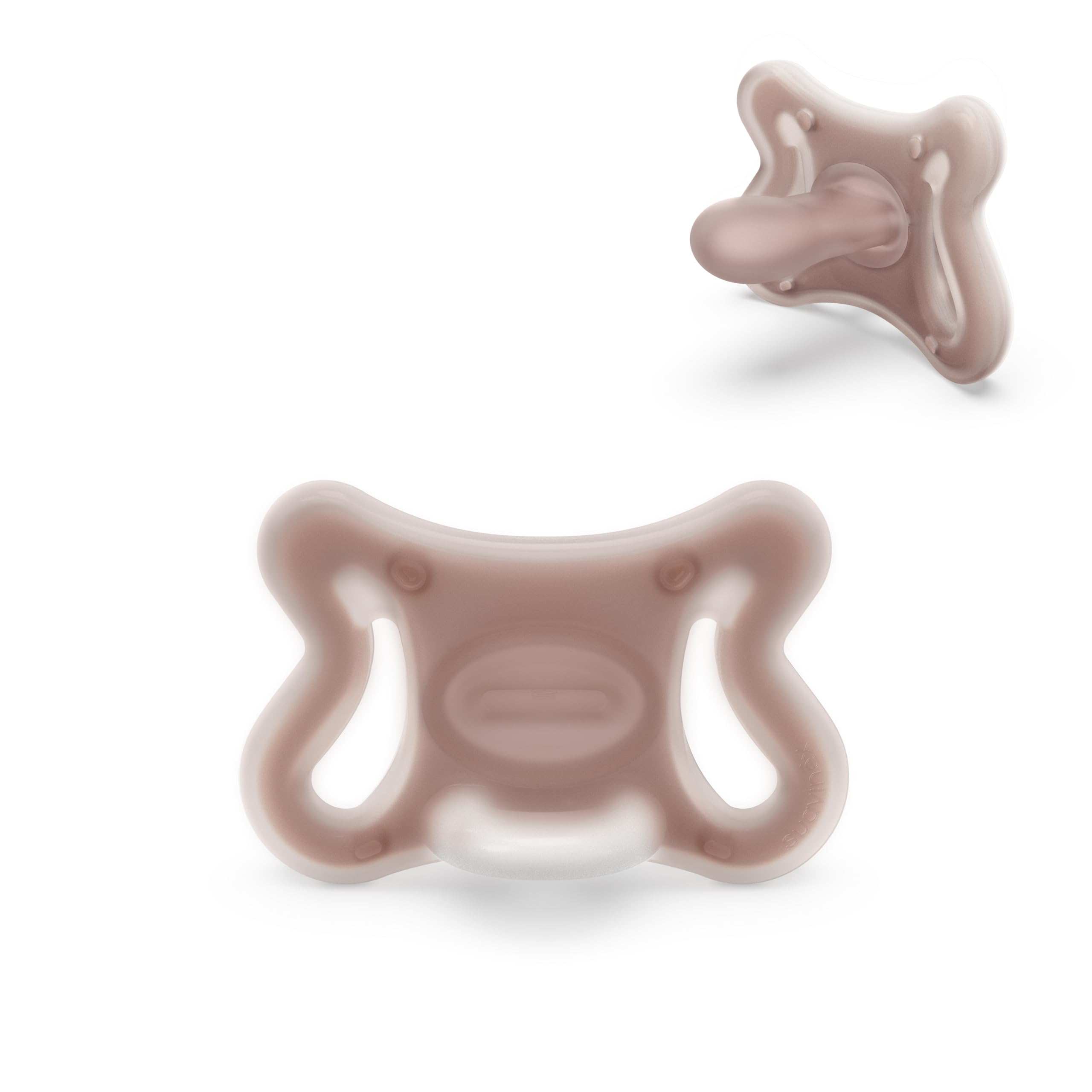 Suavinex, Ciuccio neonato Zero Zero tettarella simmetrica SX Pro bambini da -2 a 2 mesi, Ipoallergenico, per pelli sensibili, Silicone delicato, Rispetta l'allattamento al seno, Deep
