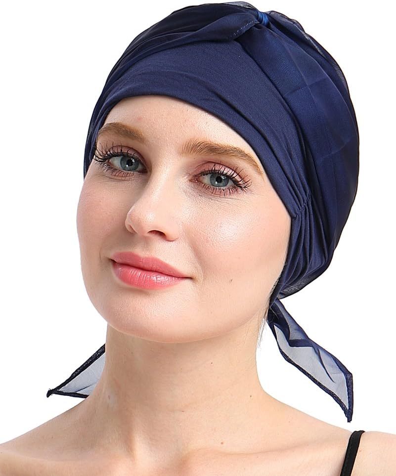 Chemo Headwear Turbans for Women Long Hair Head Scarf Headwraps Cancer Hats - Image 3