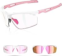 Vista 11 de SCVCN Gafas de sol deportivas fotocromáticas para ciclismo, gafas transparentes para hombres y mujeres, protección UV400, MTB BMX, pesca, correr, S86