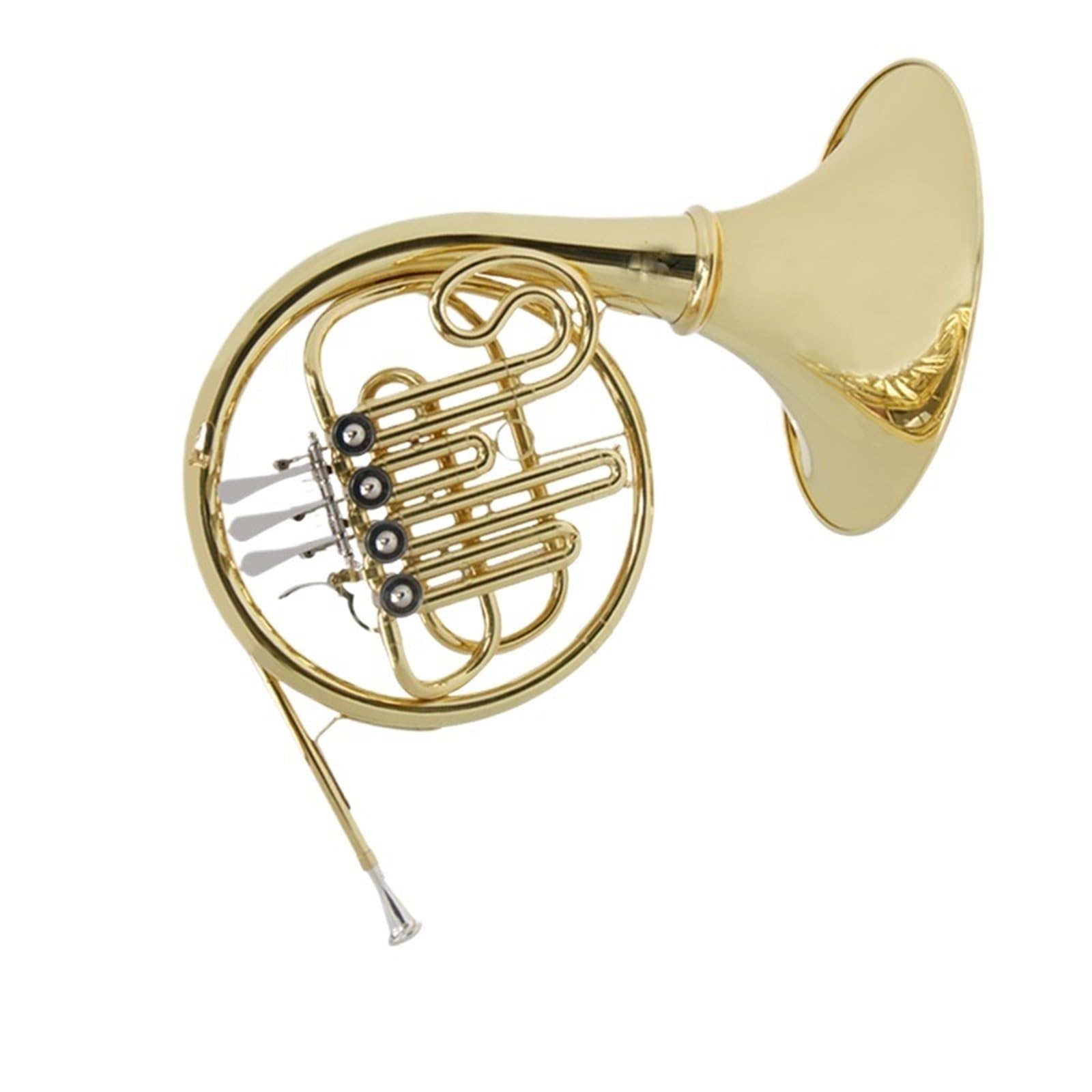 Cor D'harmonie Débutants Cor Français En Si Bémol Harmonie À Quatre Clés Et Une Seule Rangée Doré