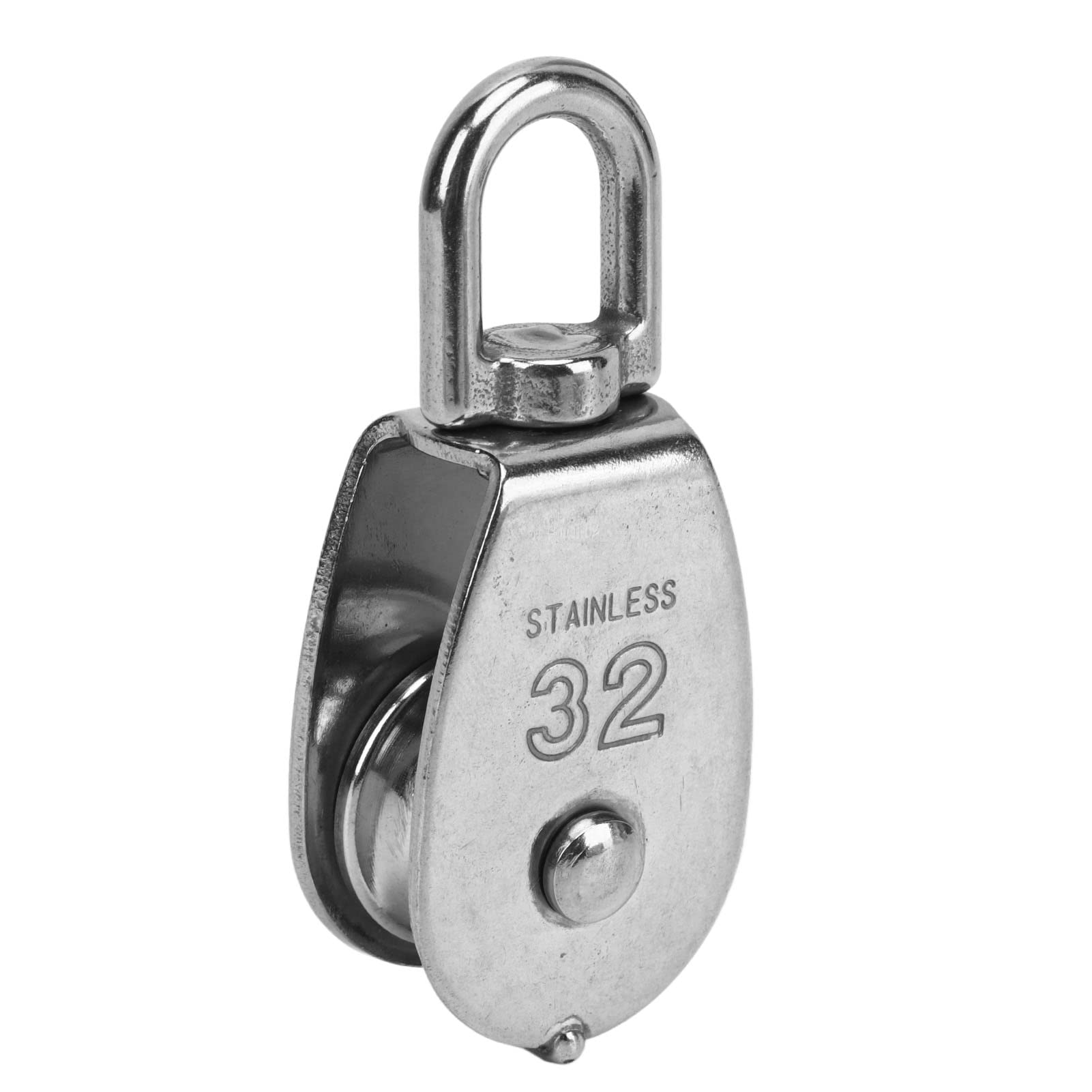 Set di 2 pulegge rotanti, in acciaio inox 304, con puleggia singola, attrezzatura per il fitness per risparmiare lavoro, per palestra domestica, movimento fluido per allenamento di resistenza