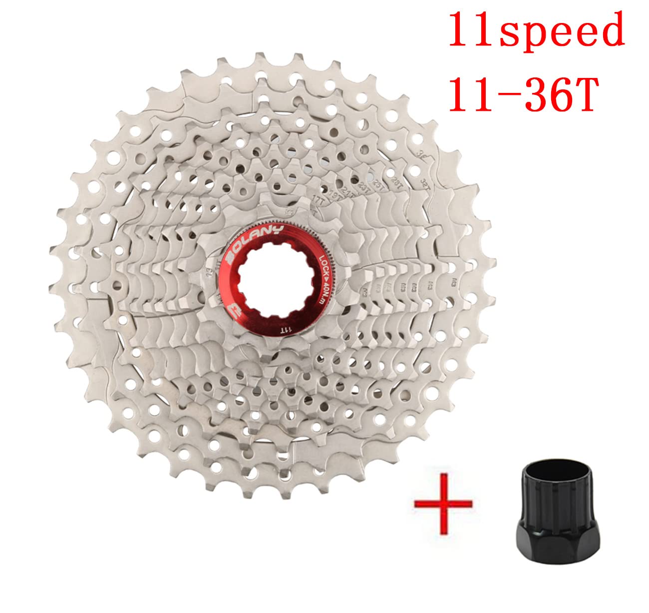 11 casete 11-32T 11-36T para bicicleta de carretera de gran ratio, casete de 11 velocidades, piñón compatible con Shimano Ultegra xt Sunrace Sram (excepto XD)