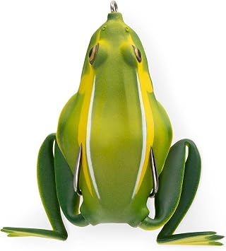 Lunkerhunt - Topwater Fishing Lures for Bass Trout Fishing | Combat Frog Lure for Big Fish | Award Winning Hollow Body Frog Fishing Bait with Weedless Hooks