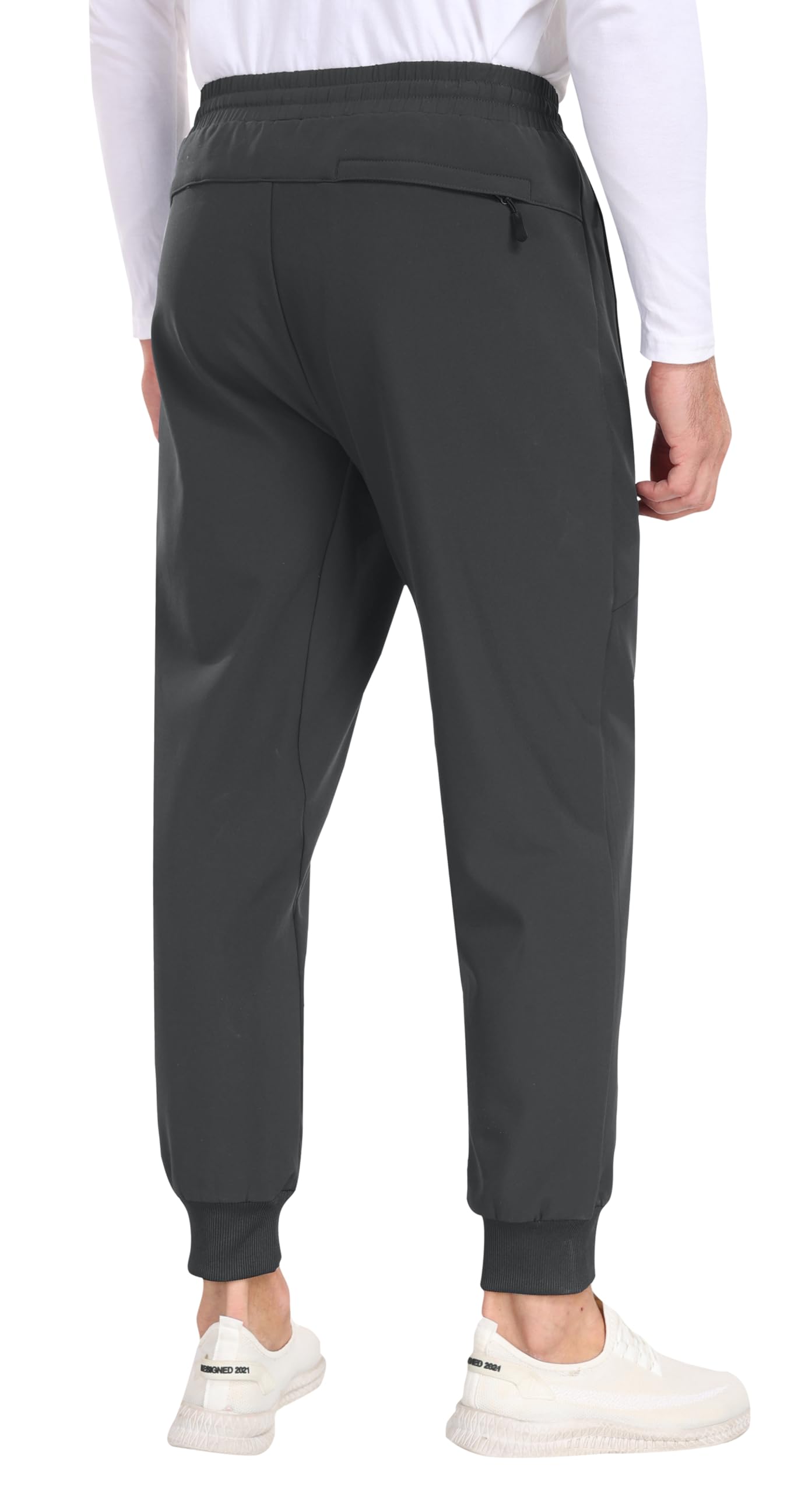 MoFiz Pantalón de Chándal Hombre Jogger Pantalones Deportivos de Forro Polar Cálido Invierno Cargo Pantalón al Aire Libre Multi-Bolsillos con Cremallera