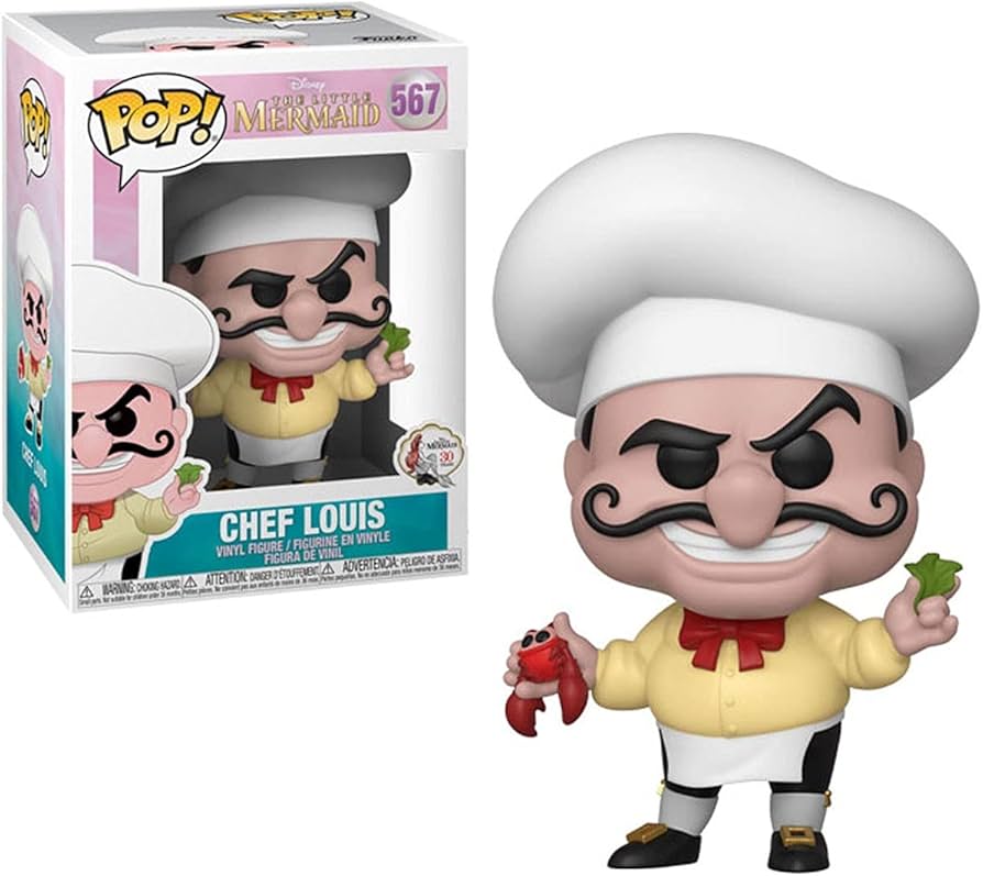 Amazon.com: Funko Pop! Disney: Little Mermaid - Chef Louis Amazon.com: Funko Pop! Disney: Little Mermaid - Chef Louis