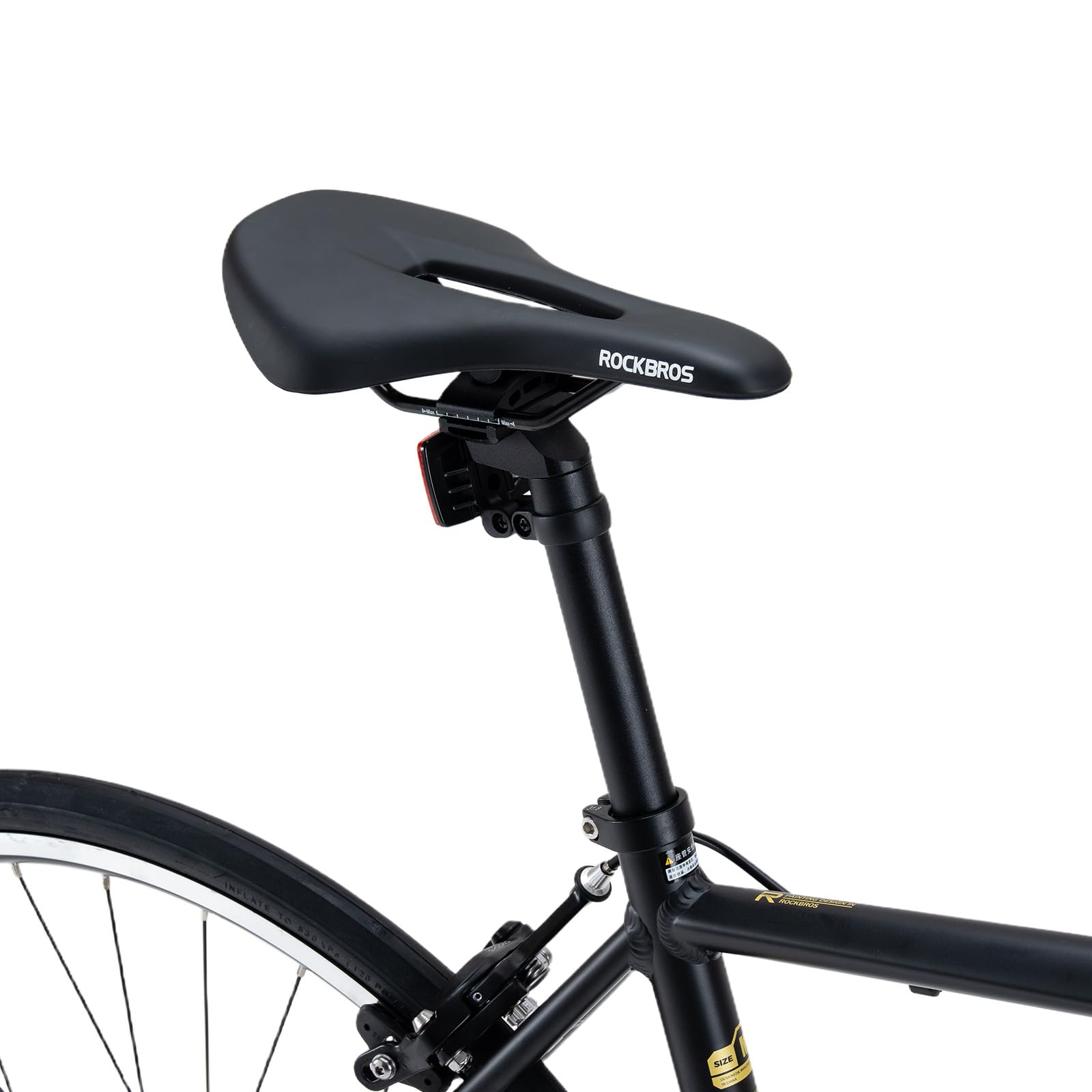 ROCKBROS AERIX Rennrad 700C mit Aluminiumrahmen, 2×8-Gang S-Ride R400 Schaltung & Hi-Ten Stahlgabel Fahrrad, Endurance Geometrie Leichtes Straßenfahrrad für Herren & Damen, Alltag & Training