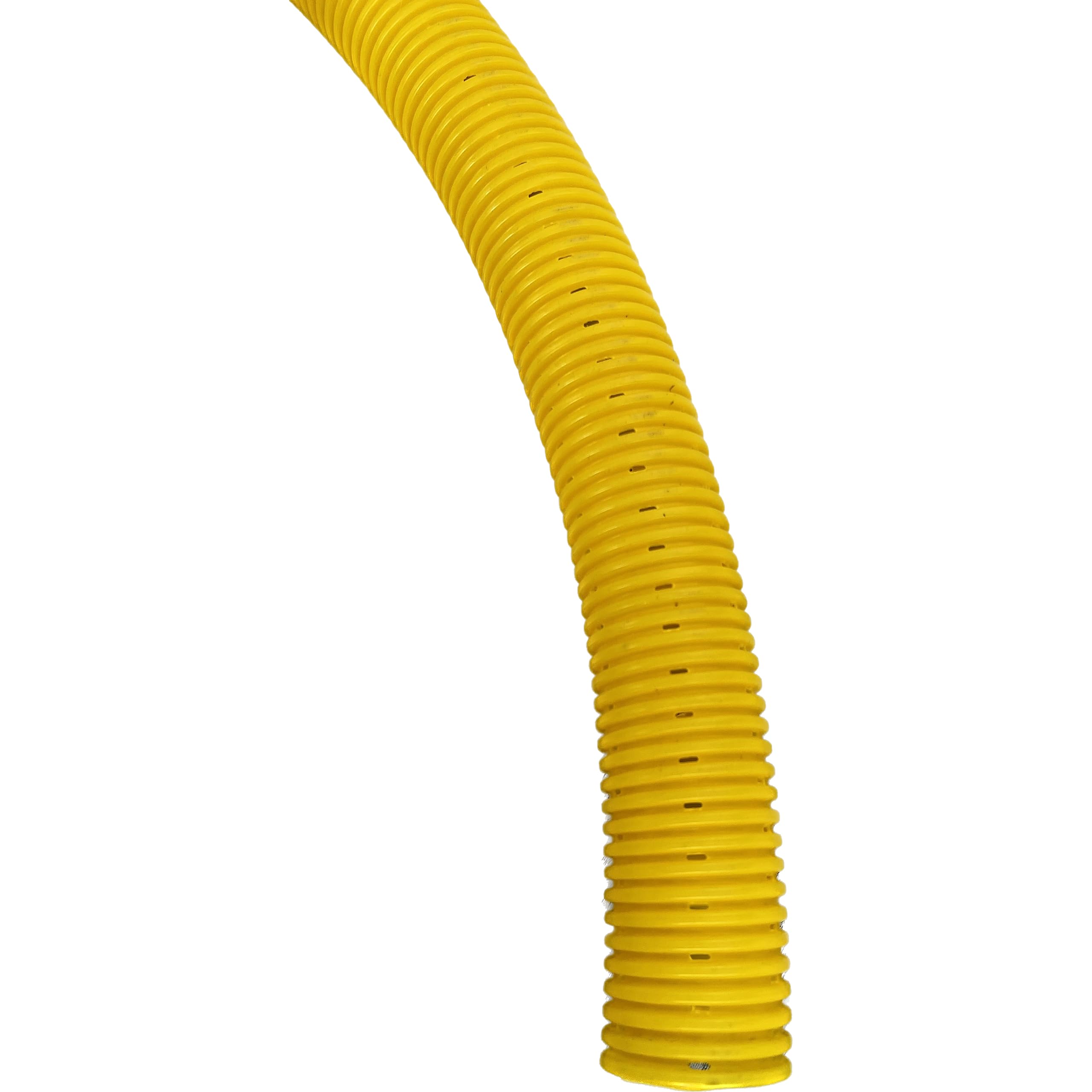 Tuyau de drainage DN50 25 m perforé avec tuyau filtrant géovlies - Jaune PVC-U - Système de drainage - Tuyau de drainage