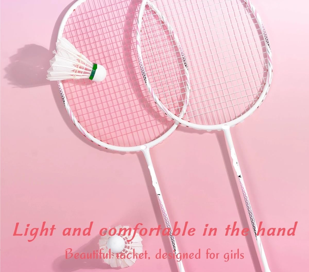 Badminton Set Racchetta in Fibra di Carbonio Ultraleggera 62 g Max 32 libbre Inclusa Borsa da Badminton in PVC