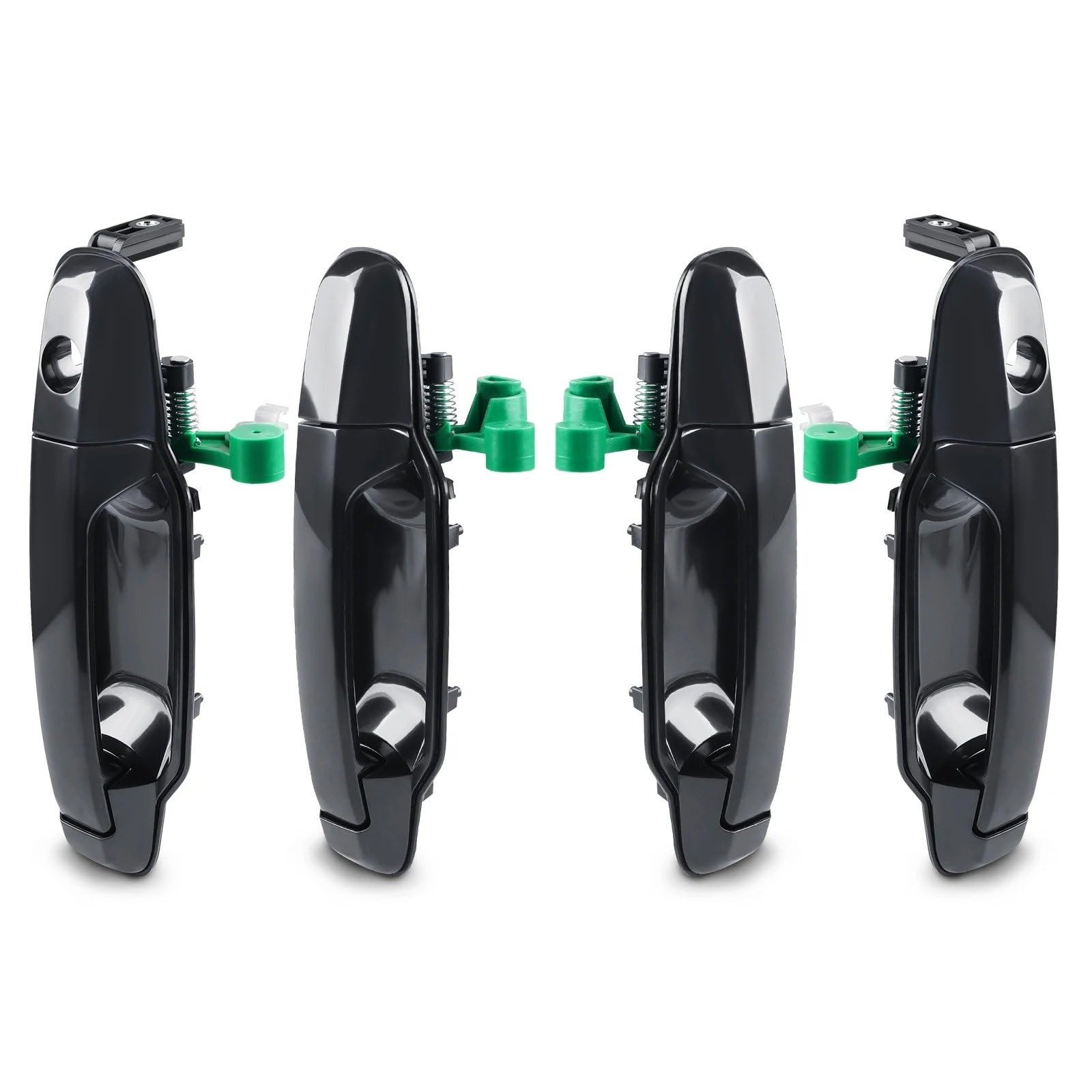 Hljnlvbn 4Pcs Door Handle For Kia For Sorento 2003-2009 Exterior Door Handles Replaces 82650-3E000 81158 81155 Front Rear Left Right Outside(4Pcs)