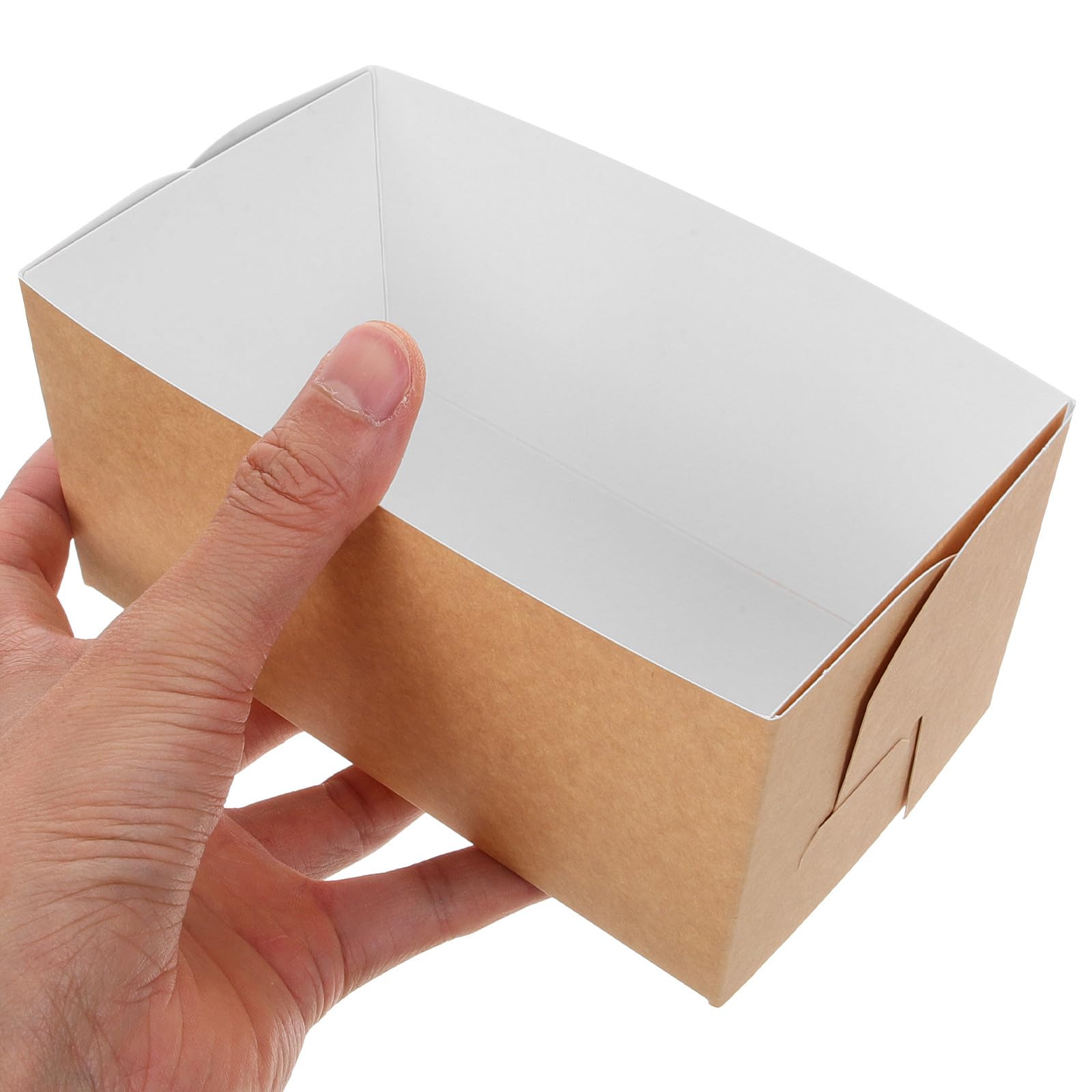 Sosoport Scatole per Imballaggio Panini da Negozio in Carta Antigrasso, Confezione da 50 Pezzi, Formato Compatto per Toast e Dessert, Contenitori Alimenti da Asporto per Colazione e Picnic