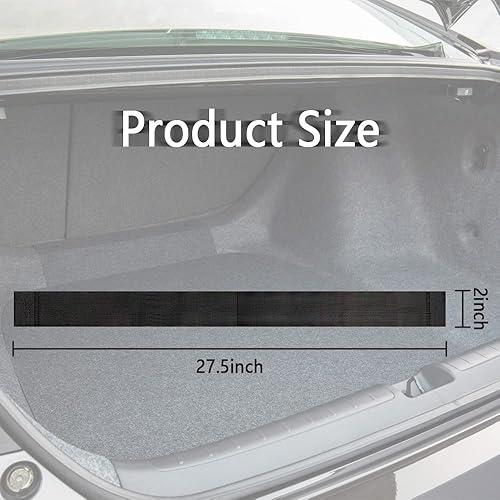 Miniatura 2 de Correas Elásticas Organizadoras para Maletero de Automóvil con Cinta de Gancho y Bucle+2 "Bolsillo,20"27.5" Organizadores para Automóvil, Organiza